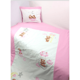 Rainy Бебешки Спален Комплект 3 Части Baby Bear One Size Розов