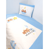 Set de lenjerie de pat Rainy Baby 3 piese Baby Bear mărime universală albastru