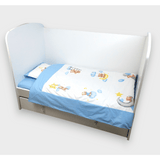 Set de lenjerie de pat Rainy Baby 3 piese Baby Bear mărime universală albastru