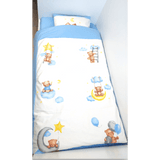 Set de lenjerie de pat Rainy Baby 3 piese Baby Bear mărime universală albastru