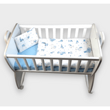Rainy Бебешки Спален Комплект 3 Части Мече С Букви За Люлка