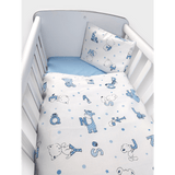 Rainy Бебешки Спален Комплект 3 Части Мече С Букви За Люлка