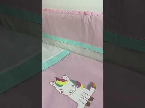 Бебешки Спален Комплект 5 Части 70х140 См. Еднорог Rainy