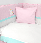 Rainy Бебешки Спален Комплект 6 Части 70Х140 См. Еднорог