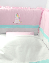 Rainy Бебешки Спален Комплект 6 Части 70Х140 См. Еднорог