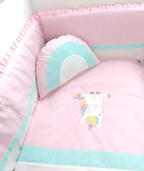 Rainy Бебешки Спален Комплект 6 Части 70Х140 См. Еднорог