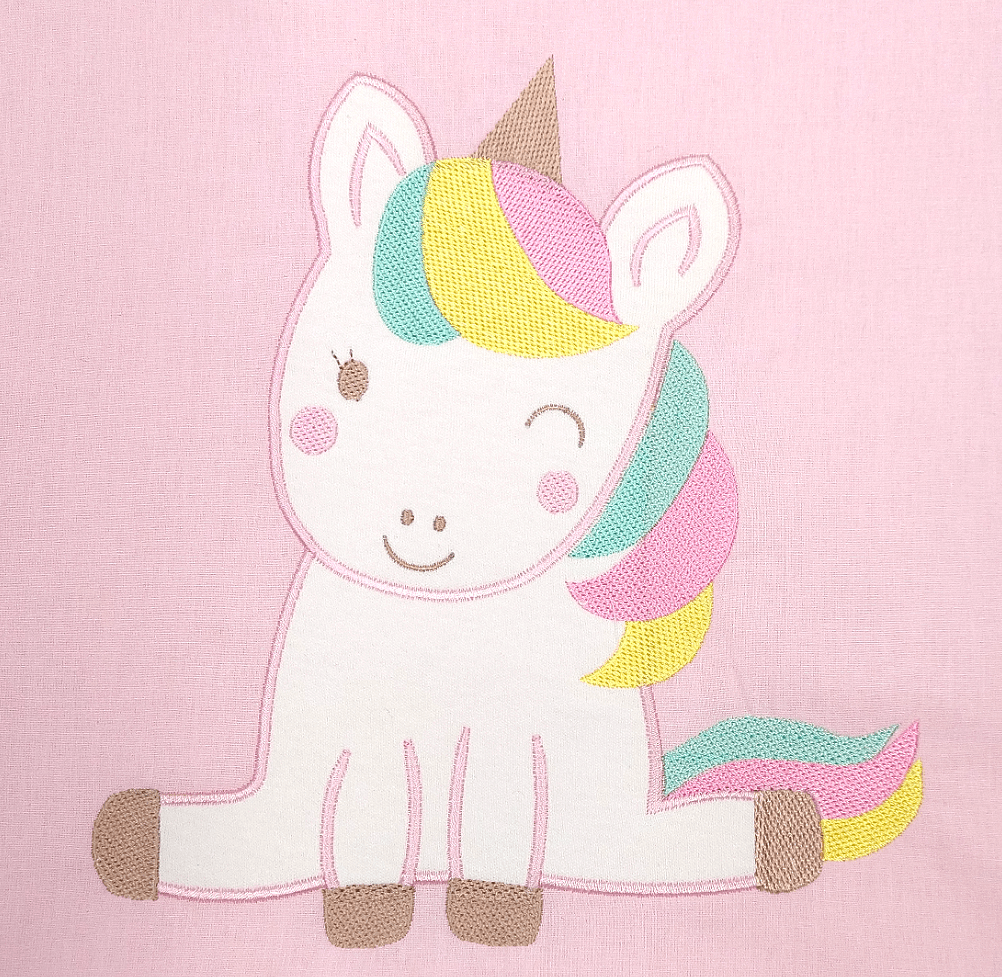 Rainy Бебешки Спален Комплект 6 Части 70Х140 См. Еднорог