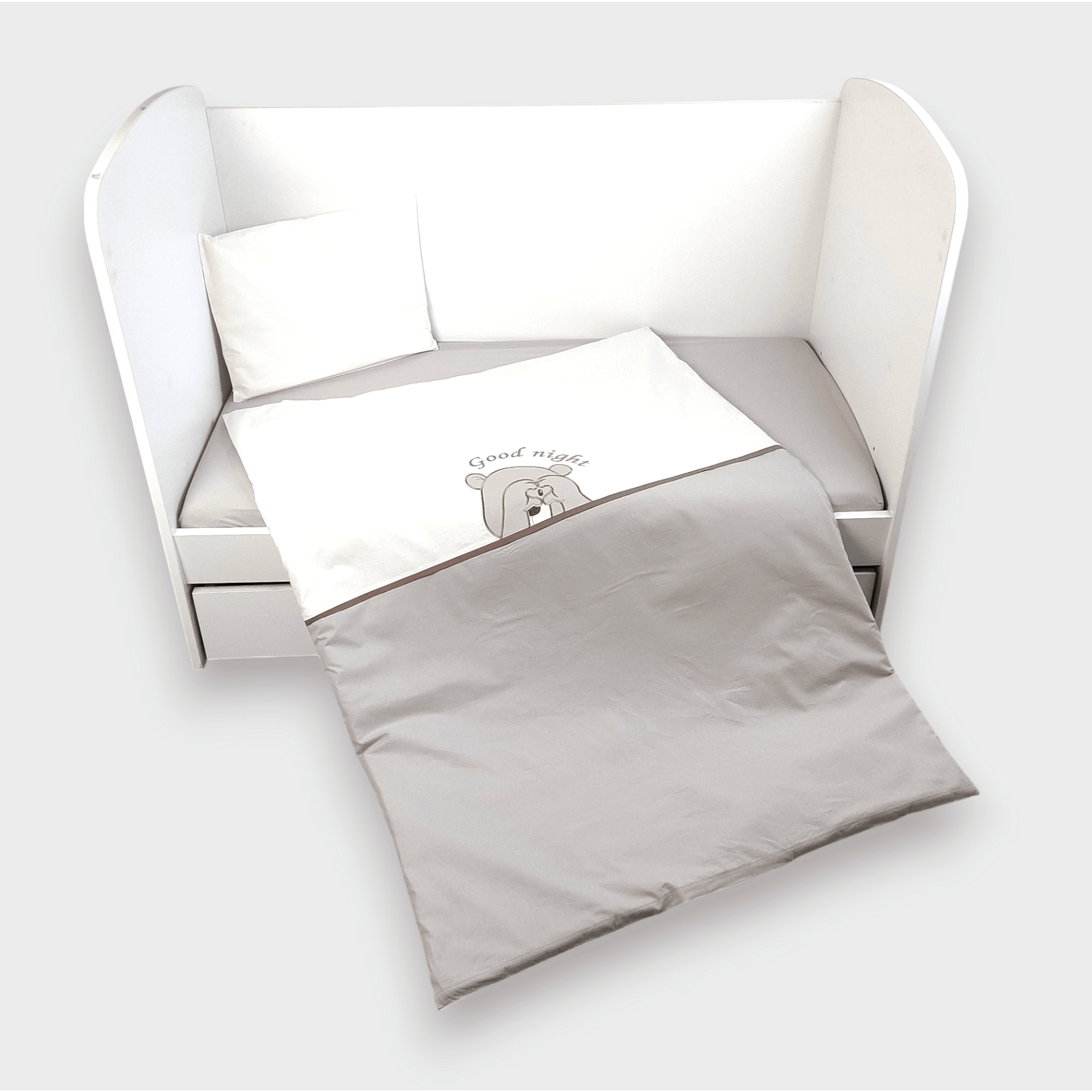 Бебешки Спален Комплект 5 Части 70х140 См. Love Bear Rainy