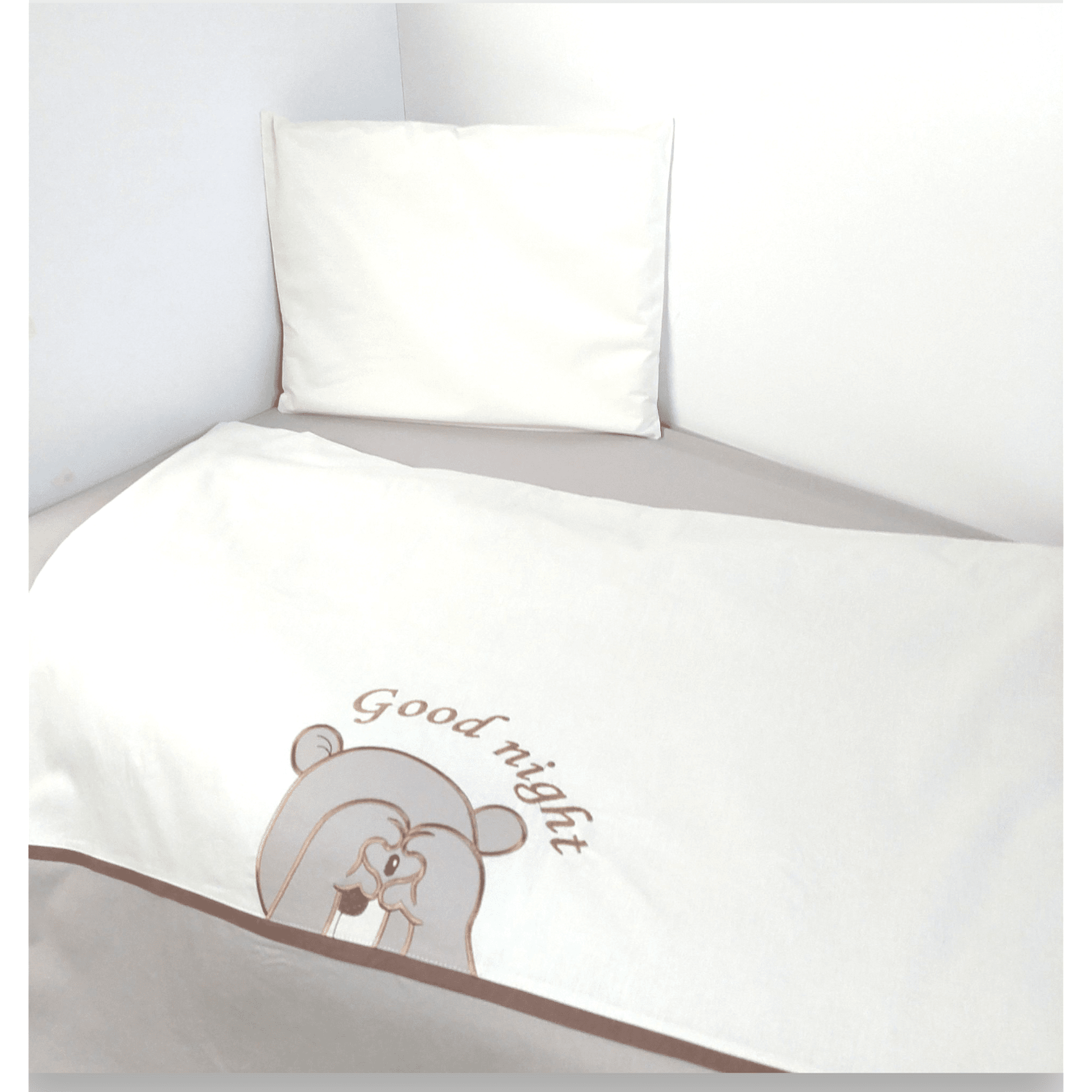 Бебешки Спален Комплект 5 Части 70х140 См. Love Bear Rainy