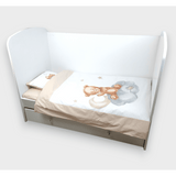 Rainy Бебешки Спален Комплект 5 Части Baby Bear One Size Бежов