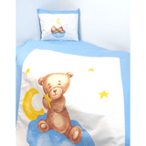 Бебешки Спален Комплект 5 Части Baby Bear One Size Син Rainy