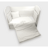Set de lenjerie de pat Rainy Baby 5 piese cu protecție 70x140 cm. Ursuleți stele ecru