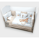 Бебешки Спален Комплект 7 Части Baby Bear One Size Бежов Rainy