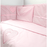 Rainy Бебешки Спален Комплект 7 Части С Обиколник 60Х120 См. Сърце С Мече