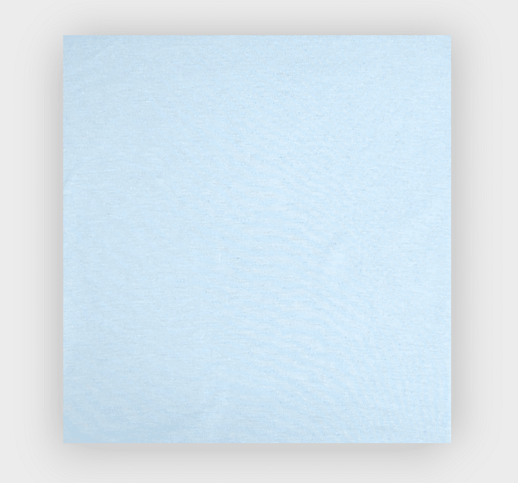 Cearșaf tricotat Rainy Baby cu elastic 65x110 cm. Albastru