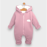 Salopetă matlasată Rainy Baby Cloud 56 - 80 cm. Mov