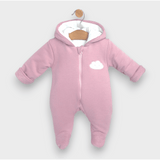 Salopetă matlasată Rainy Baby Cloud 56 - 80 cm. Mov