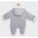 Salopetă matlasată Rainy Baby Cloud 56 - 80 cm. gri