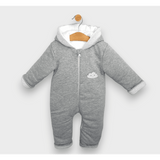 Salopetă matlasată Rainy Baby Cloud 56 - 80 cm. gri