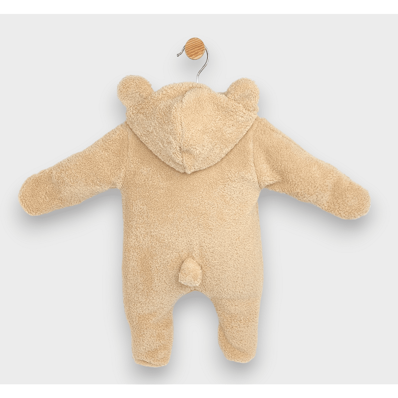 Rainy Бебешки Зимен Гащеризон Мече 48-80См Бежов