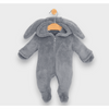 Salopetă de iarnă Rainy Baby cu imprimeu Iepuraș 48-80 cm, gri