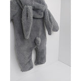 Salopetă de iarnă Rainy Baby cu imprimeu Iepuraș 48-80 cm, gri