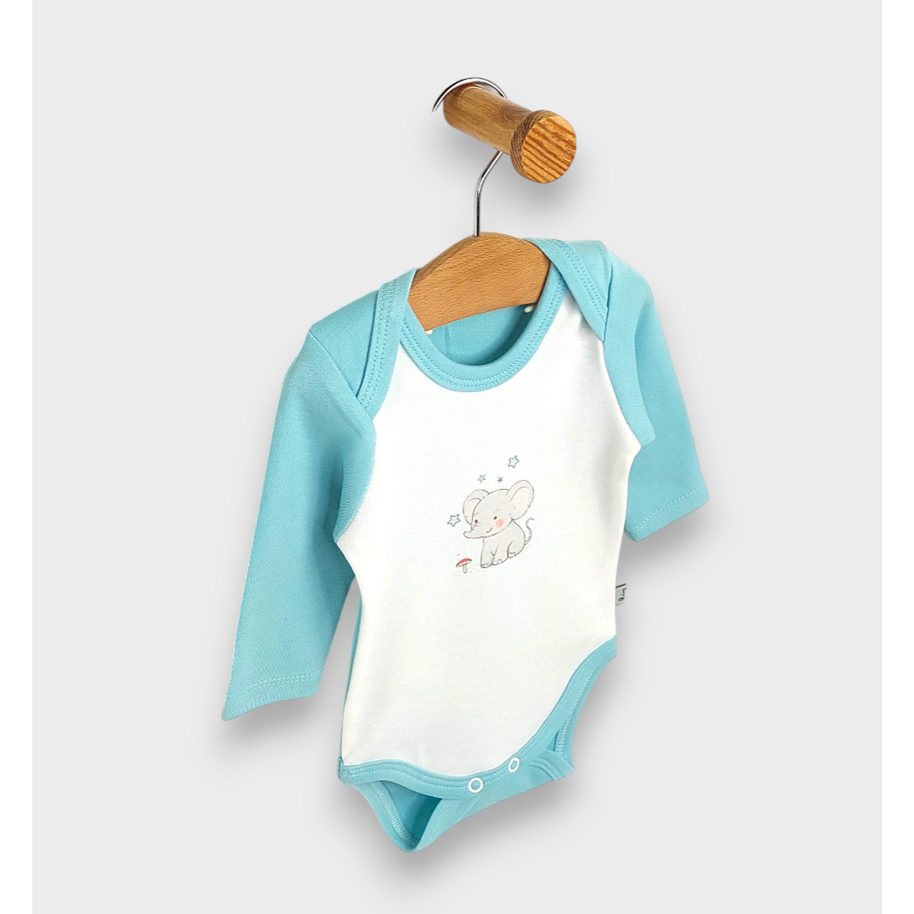 Бебешко Боди Little One С Дълъг Ръкав 48 62 См. Rainy