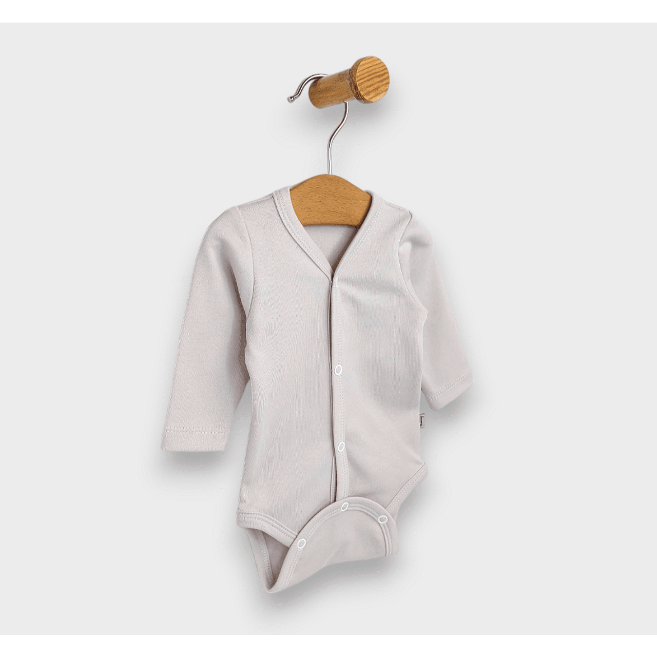 Body pentru bebeluși Rainy, ecru delicat, 48-74 cm.