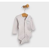 Body pentru bebeluși Rainy, ecru delicat, 48-74 cm.