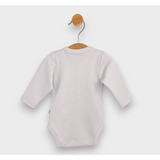 Body pentru bebeluși Rainy, ecru delicat, 48-74 cm.