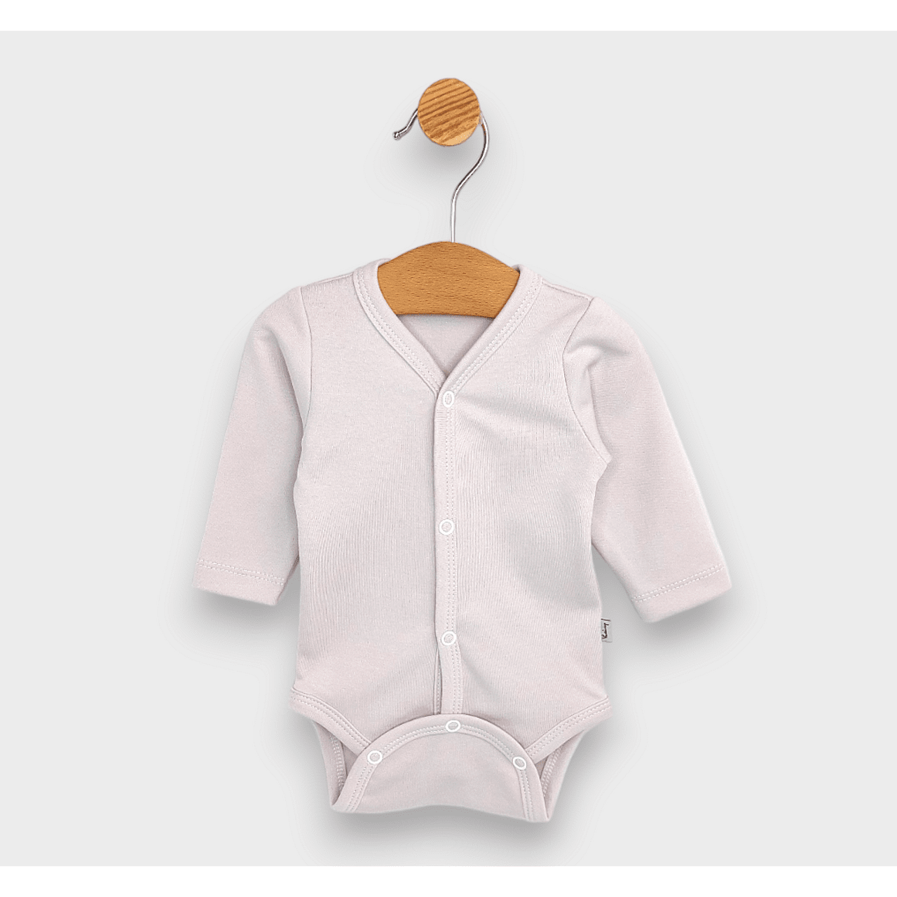 Body pentru bebeluși Rainy, ecru delicat, 48-74 cm.