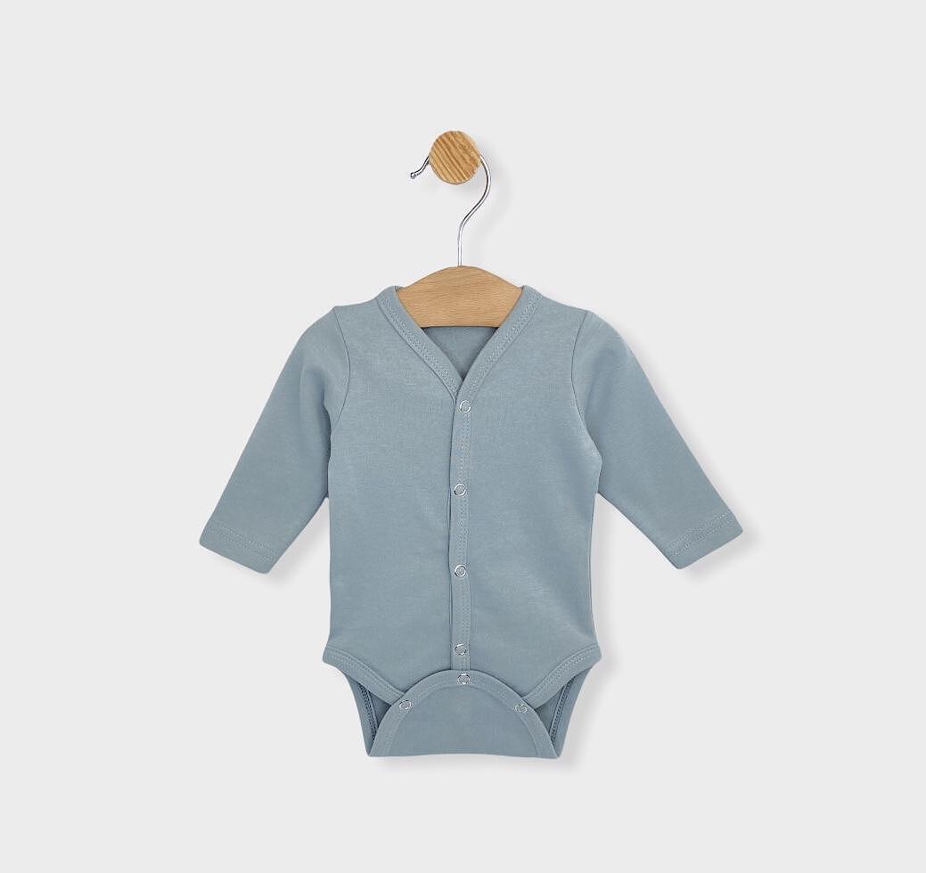 Body pentru bebeluși Rainy, verde lăptos, 48-74 cm.