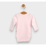 Body pentru bebeluși cu mâneci lungi, model inimă și ursuleț de pluș, 48 - 62 cm