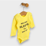 Body de ploaie pentru bebeluși cu mânecă lungă, pentru 56-80 cm. Galben