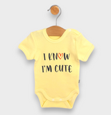 Бебешко Боди С Къс Ръкав 48 86см. I'm Cute Rainy