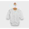 Бебешко Боди С Предно Закопчаване Дълъг Ръкав 48 62см. Сив Rainy