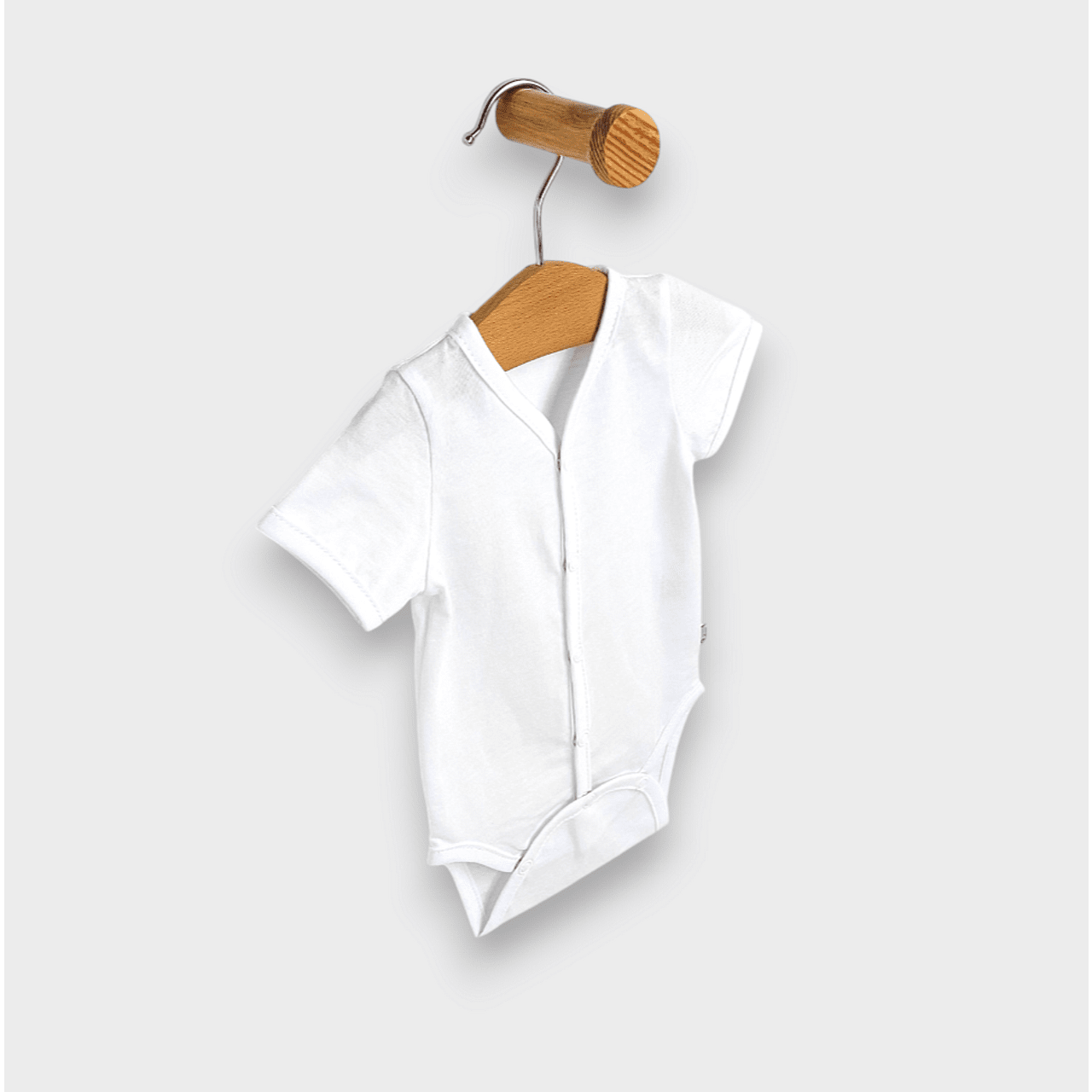 Body pentru bebeluși, model ploaie, cu închidere frontală și mâneci scurte, 48-80 cm