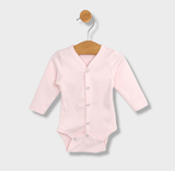 Body pentru bebeluși Rainy cu închidere frontală 48 - 68 cm, roz