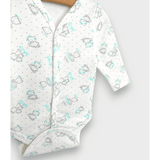 Бебешко Боди С Предно Закопчаване Сиви Мечета Baby 48 68см. Rainy