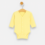 Бебешко Боди С Предно Закопчаване Yellow 48 74см. Rainy