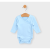 Body pentru bebeluși, model ploaie, cu închidere laterală, 48 - 68 cm. Albastru