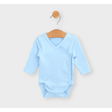Body pentru bebeluși, model ploaie, cu închidere laterală, 48 - 68 cm. Albastru