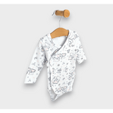 Body Rainy Baby cu închidere laterală 48 - 68 cm. Ursuleț de pluș roz