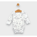 Body Rainy Baby cu închidere laterală 48 - 68 cm. Ursuleț de pluș roz
