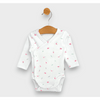 Body pentru bebeluși cu închidere laterală, model Rainy, 48 - 68 cm, roz