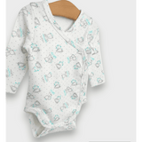 Бебешко Боди Със Странично Закопчаване Сиви Мечета Baby 48 68см. Rainy