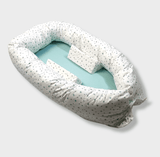 Rainy Baby Nest With Limiters Mint Stars