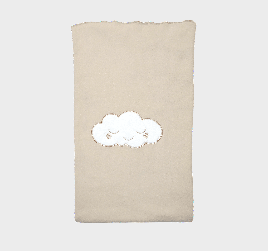 Rainy Бебешко Одеяло Облаче 90/110 Светло Бежов
