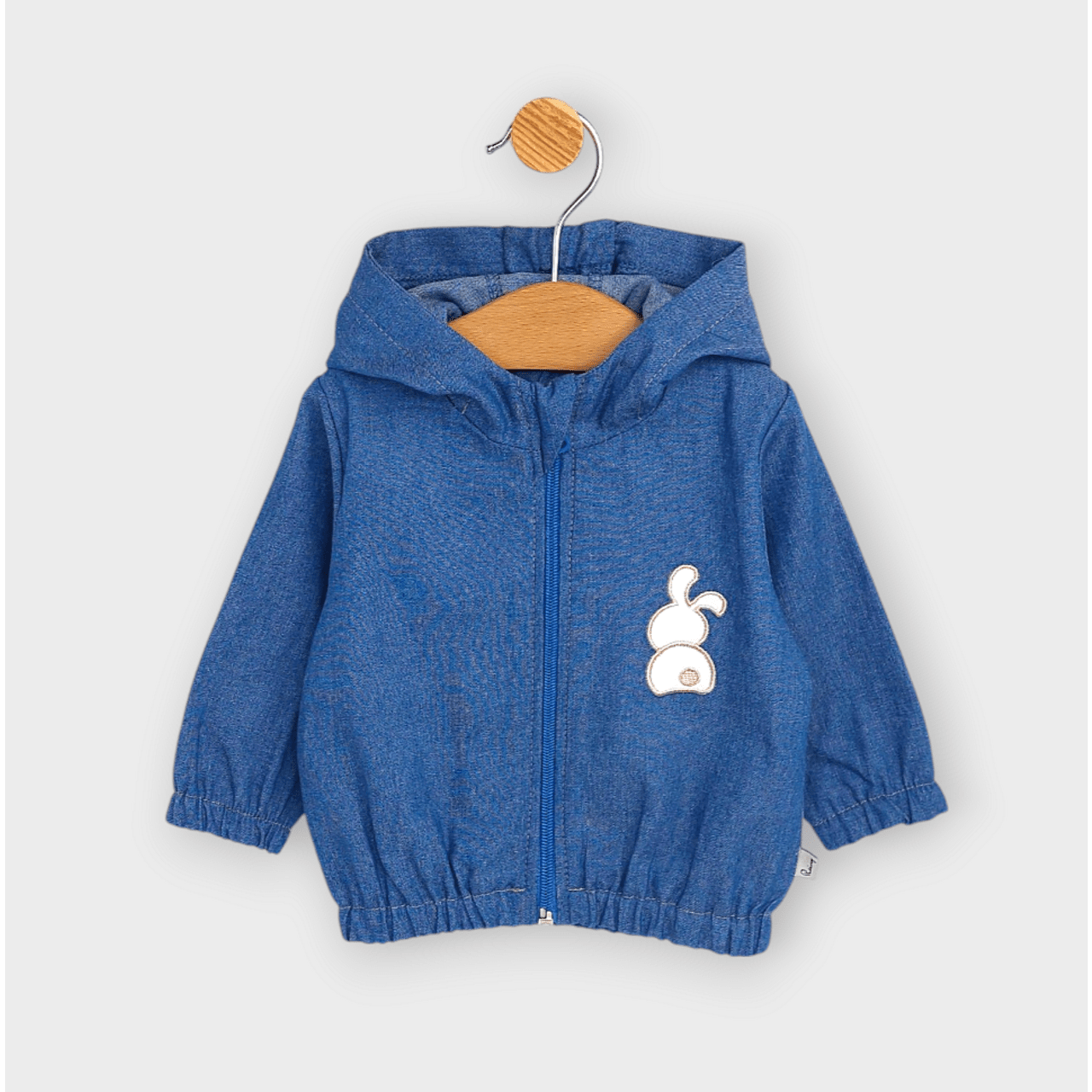 Jachetă de ploaie pentru bebeluși, model tranzitoriu, 62 - 92 cm, denim