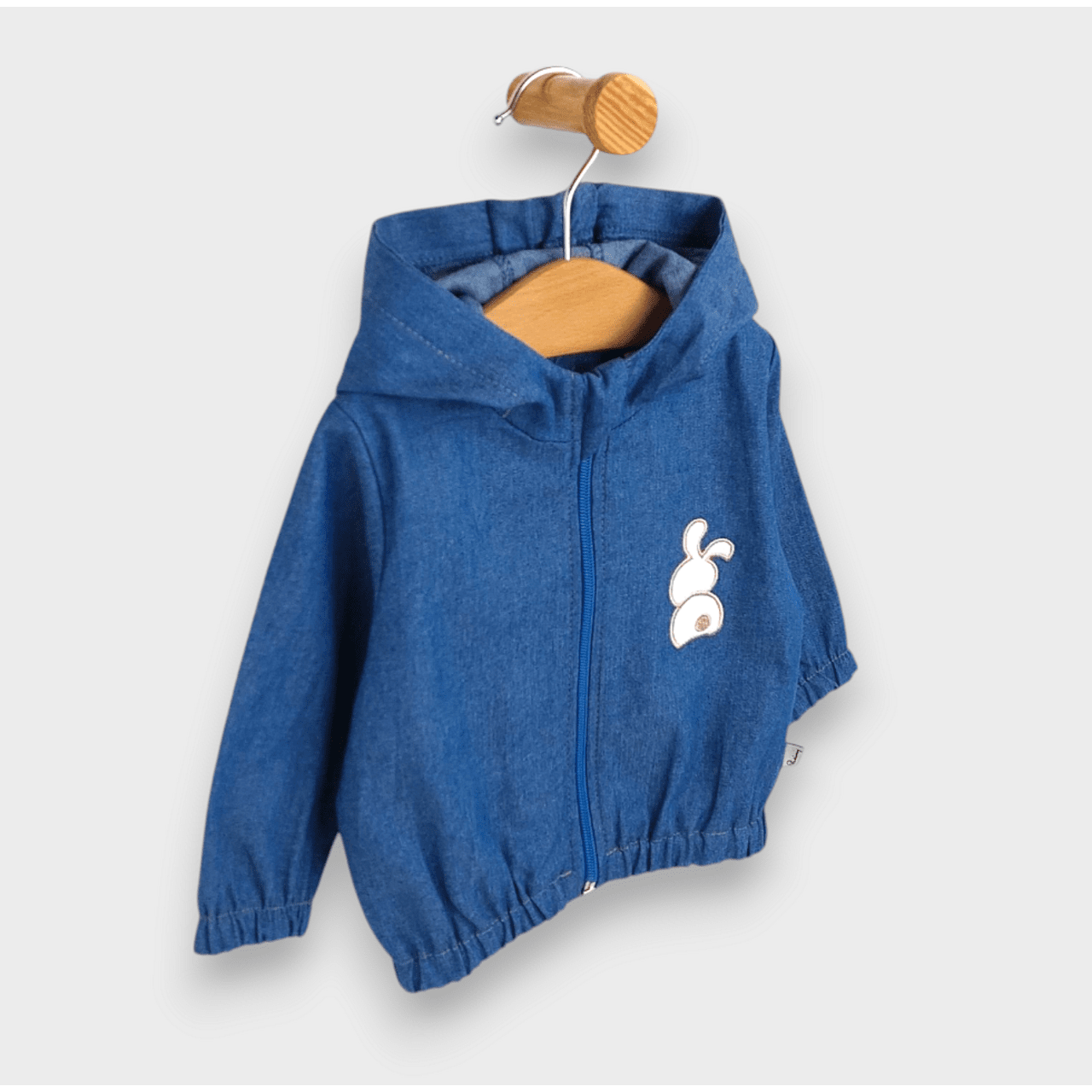 Jachetă de ploaie pentru bebeluși, model tranzitoriu, 62 - 92 cm, denim